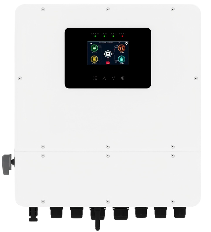 MEGA 6KW Hybrid Solar Inverter – Single-Phase 230V, 50–500V MPPT, IP65, WiFi & CT